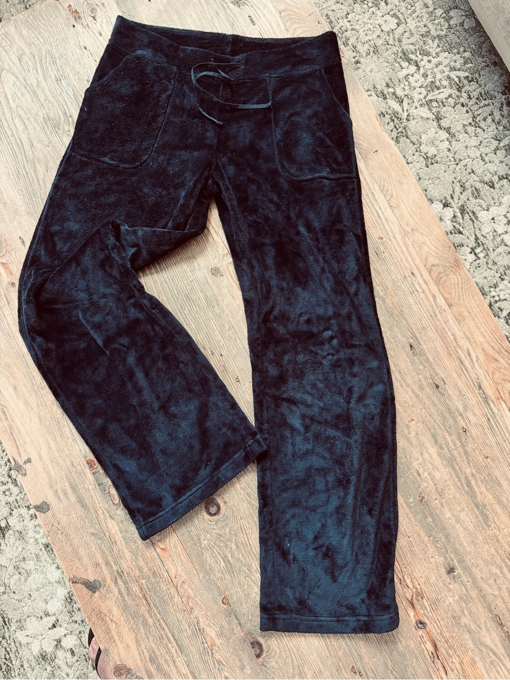 Black Patagonia Plush Lounge Pants